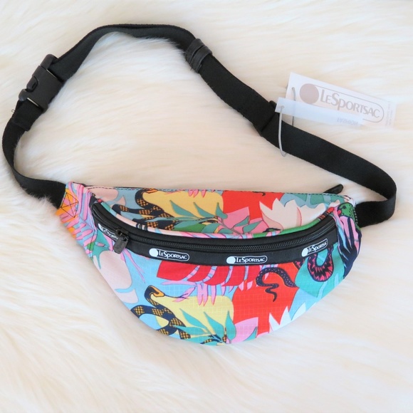 Lesportsac Handbags - NWT LeSportsac Jungle Snakes Fanny Pack